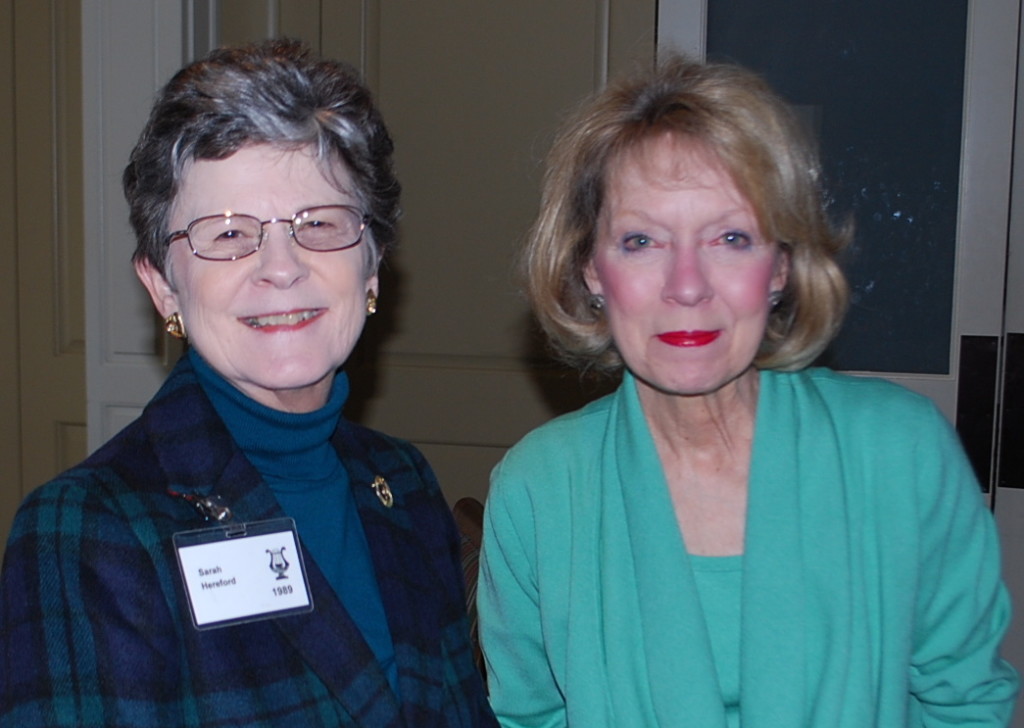 Members Sarah Hereford and Judy Link