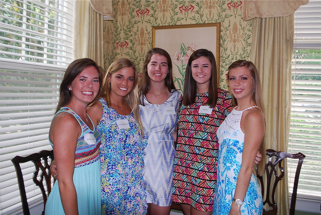 Mallory Castellow, Anna Catherine Brooks, Mary Witty Crump, Katie Vest, Mary Margaret Ragland