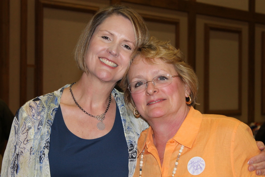 This year's Crescen-Dough Auction Chairmen:  Cheryl Bence, Co-Chair; Julie Malone, Chair