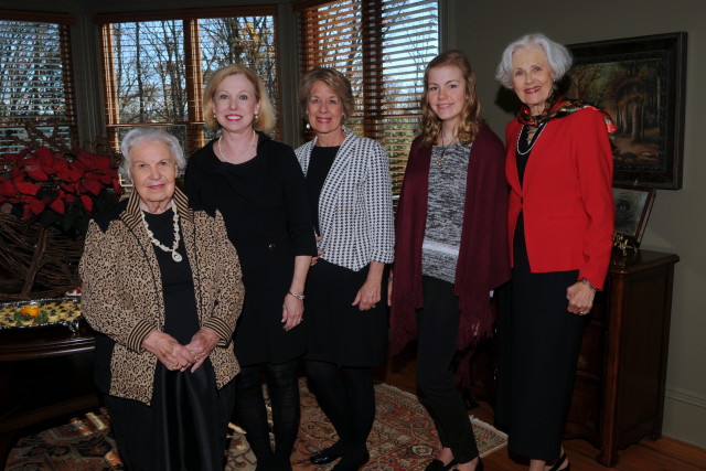 Sybil Wilkinson, Mary Adams, Isabelle Blue, Blanton Calvert, Virginia Wahlheim