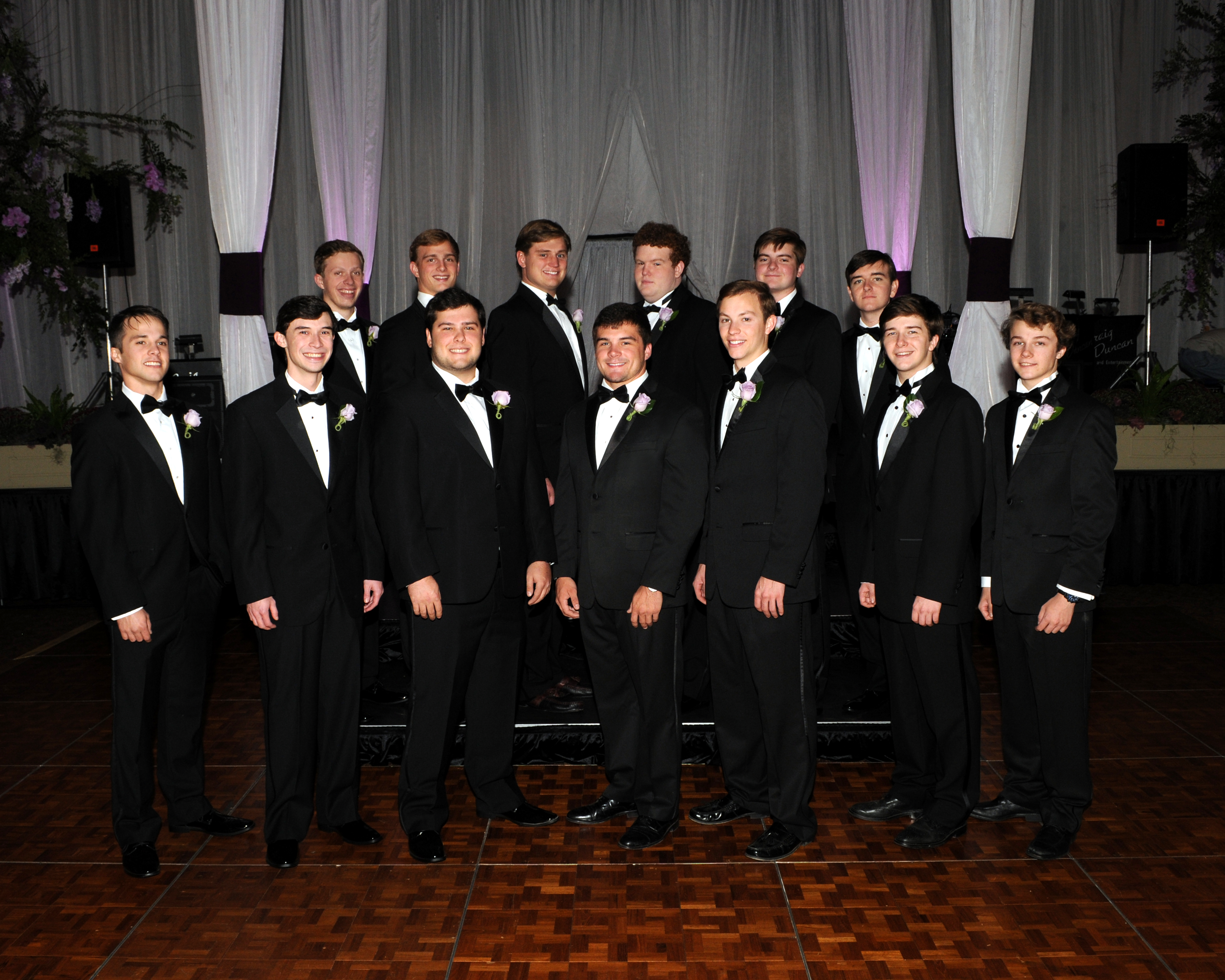 Front Row (left to right): Seth Couch, Ryan Trimble, Justin Teets, Dane Block, John Scoggins, Shelby Christian, William Christian | Back Row (left to right): Jacob Bourland, Eli Reynolds, Chad Caudle, Robert Walker, Carter Lockwood, Ian Taylor 